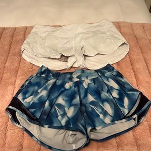 2 Size 4 Lululemon Shorts